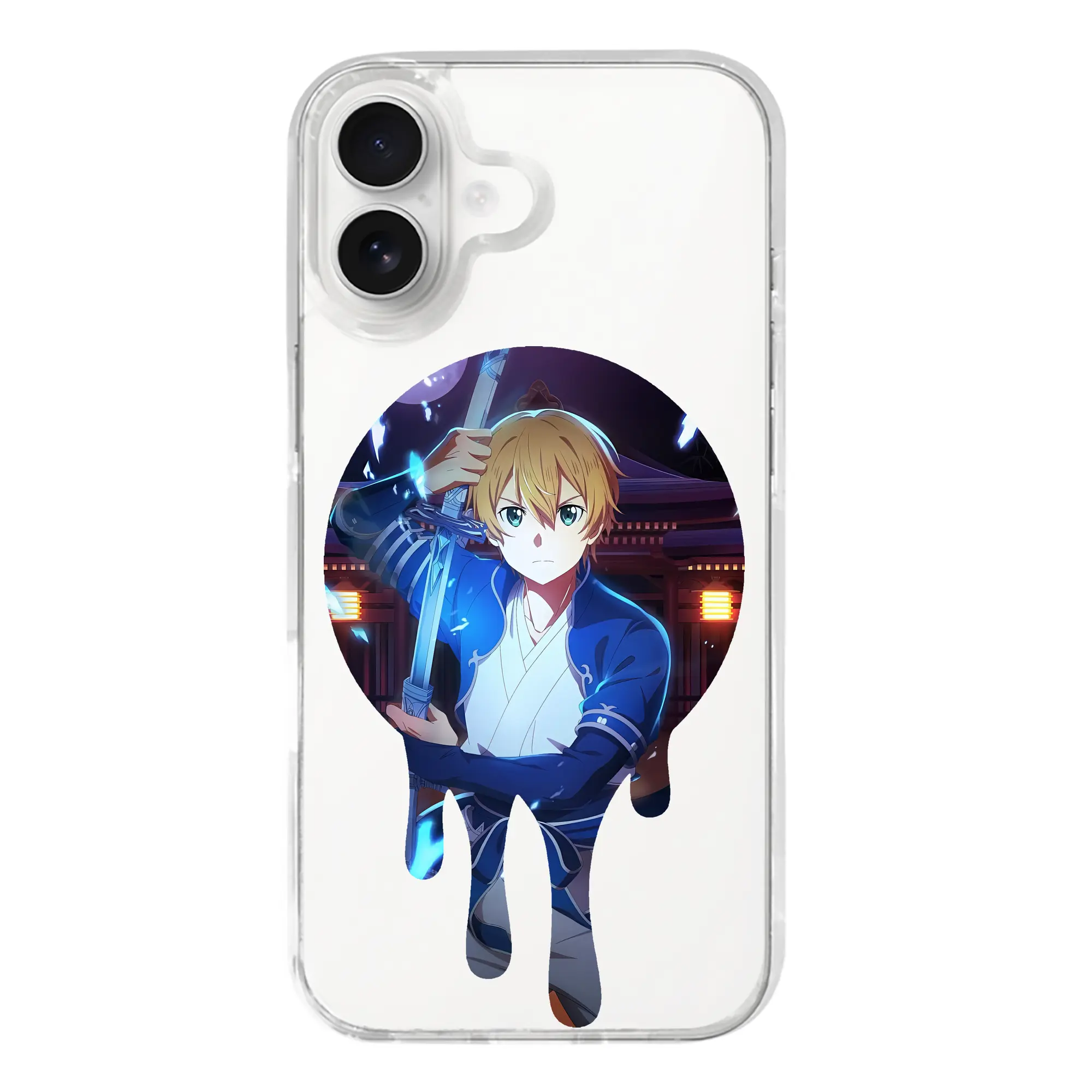 ソードアートオンライン グッズ ユージオ - iPhone 17シリーズ 透明スマホケース – 薄型・耐衝撃・精密フィット保護カバー